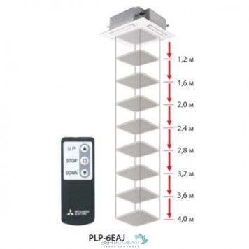 Универсальная декоративная панель Mitsubishi Electric PLP-6EAJ-2